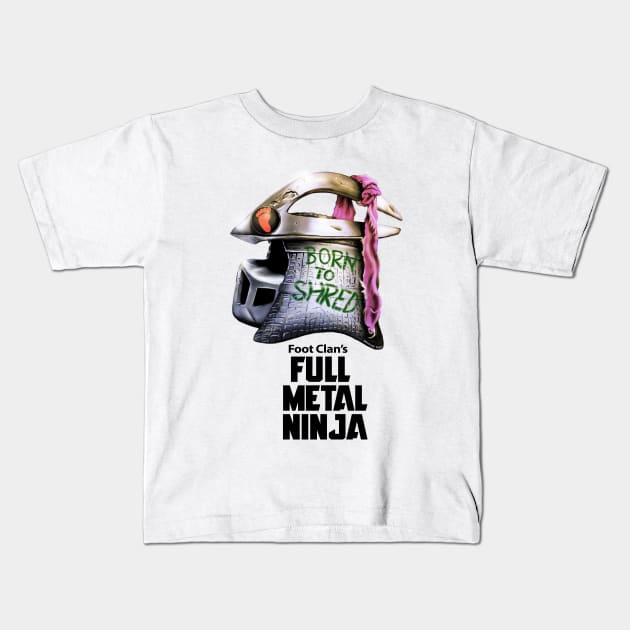 Full Metal Ninja Villain [Light Colours] Kids T-Shirt by DonovanAlex